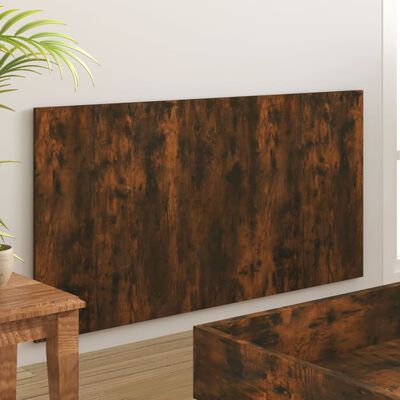 vidaXL Hoofdbord 160x1,5x80 cm bewerkt hout gerookt eikenkleurig