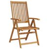 vidaXL Opklapbare stoelen, 2 stuks, massief acaciahout, bruin.