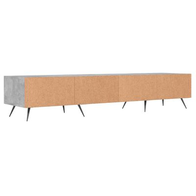 vidaXL Tv-meubel 150x36x30 cm bewerkt hout betongrijs