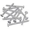 vidaXL Meubelschroeven 12 st Zilver M6 x 85 mm Staal