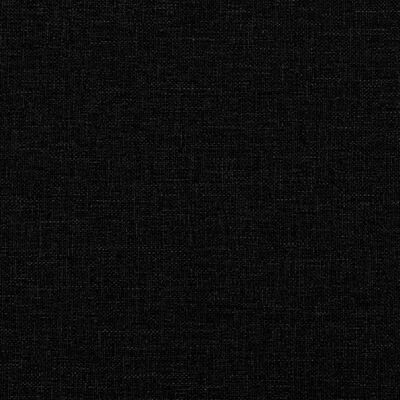 vidaXL Bedframe met hoofdbord stof zwart 140x200 cm