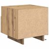vidaXL Nachtkastje 2 pcs Artisan Eiken 40 x 39 x 37 cm Bewerkt hout