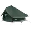 vidaXL Tipi Tent Legergroen 700 x 700 x 395 cm Polyester en staal