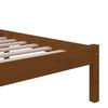 vidaXL Bedframe massief hout honingbruin 120x200 cm