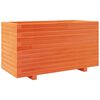 vidaXL Plantenbak 90x40x49,5 cm massief grenenhout wasbruin