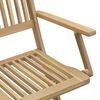 vidaXL Tuinstoelen 6 st inklapbaar 54,5x58x90 cm massief acaciahout