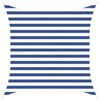 vidaXL Zonneschaduwzeil Blauw en Wit 2 x 2 m 100% Polyester Oxford