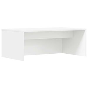vidaXL Wandbureau Wit Bewerkt hout 80 x 45 x 30 cm