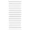 vidaXL Zebra rolgordijn 105x200 cm stofbreedte 100,9cm polyester wit