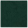 vidaXL Wandhoofdbord 12 pcs Donkergroen Fluweel