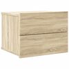 vidaXL Nachtkastje 40x30x30 cm bewerkt hout sonoma eikenkleurig