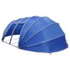 vidaXL Zwembad Tent Koepel 640 x 432 x 205 cm Azure Blauw