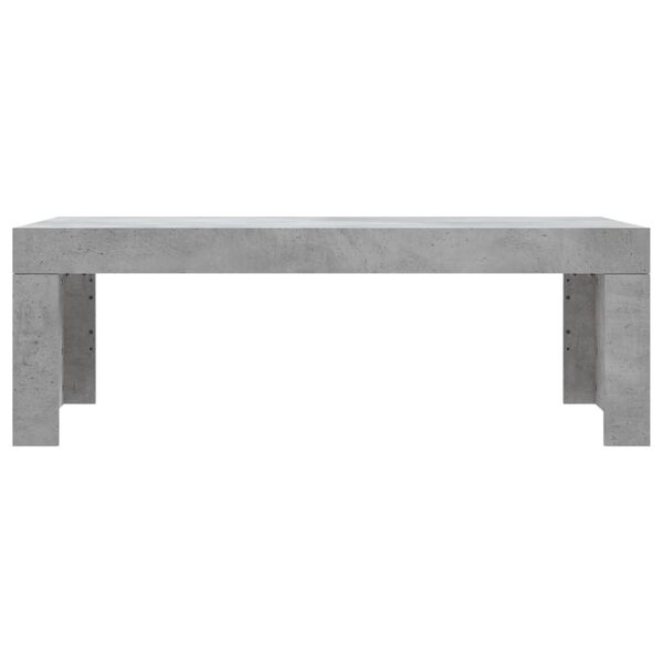 vidaXL Salontafel 102x50x36 cm bewerkt hout betongrijs