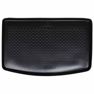 vidaXL Kofferbakmat Zwart Rubber