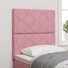 vidaXL Hoofdbord met hoofdeinde Roze 80 cm Fluweel