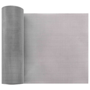 vidaXL Gaas Scherm 20 x 1000 cm 60 Mesh RVS 201 Zilverkleurig