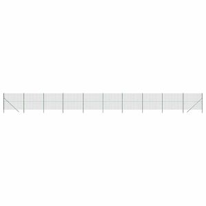 vidaXL Draadgaashek 2x25 m gegalvaniseerd staal groen