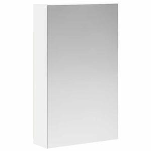 vidaXL Badkamer spiegelkast Wit 30 x 10,5 x 50 cm Bewerkt hout