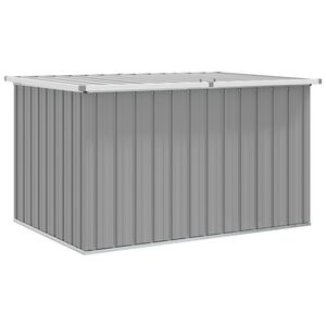 vidaXL Tuinbox 150x101x91 cm grijs