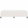 vidaXL Bedframe met matras Cr&egrave;me 160 x 200 cm Stof
