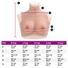 vidaXL Borstprothese C-cup silicone naturel