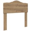 vidaXL Hoofdbord Artisan Eiken Bewerkt hout