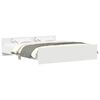 vidaXL Bedframe met hoofd- en voeteneinde wit 160x200 cm