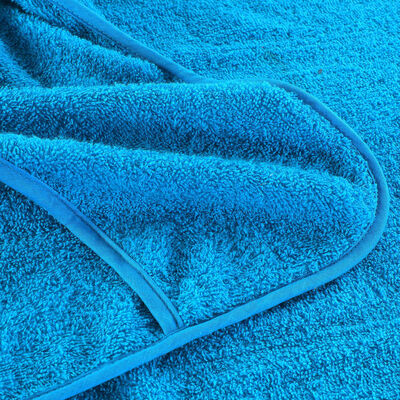 vidaXL Strandhanddoeken 4 st 400 g/m² 60x135 cm stof turquoise