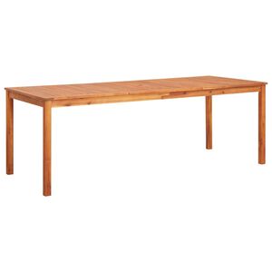 vidaXL Tuintafel 215x90x74 cm massief acaciahout