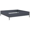 vidaXL Plantenbak verhoogd 100x100x26 cm staal antracietkleurig