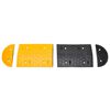 vidaXL Verkeersdrempel 226x32,5x4 cm rubber geel en zwart