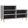 vidaXL Schoenenkast 102x36x60 cm bewerkt hout sonoma grijs