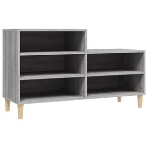 vidaXL Schoenenkast 102x36x60 cm bewerkt hout sonoma grijs