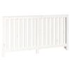 vidaXL Radiatorombouw 153x19x84 cm massief grenenhout wit