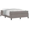 vidaXL Boxspringbed met matras Taupe 140 x 190 cm Stof