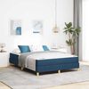 vidaXL Boxspringbed met matras Blauw 160 x 200 cm Stof