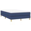 vidaXL Boxspring bed 120x200 cm stof blauw
