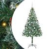vidaXL Kunstkerstboom Groen 180 cm PVC en Staal