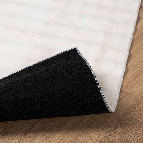 vidaXL Vloerkleden Vierkant HUARTE Cr&egrave;me 120 x 120 cm Polyester