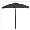 vidaXL Strandparasol 180x120 cm zwart