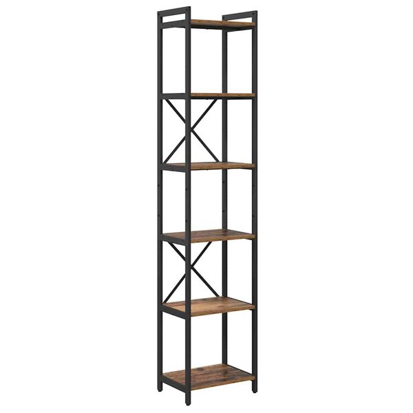 vidaXL Boekenkast Oud hout 40 x 30 x 189,5 cm Bewerkt hout