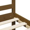 vidaXL Bedframe massief hout honingbruin 200x200 cm