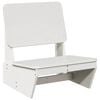 vidaXL Tuinstoel 60x64x70,5 cm massief grenenhout wit