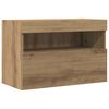 vidaXL TV Wandkast 2 pcs artisanaal eikenkleurig 60 x 30 x 40 cm
