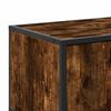 vidaXL Tv-meubel 150x35x41 cm bewerkt hout metaal gerookt eikenkleurig