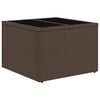vidaXL 12-delige Loungeset met kussens poly rattan bruin