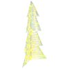 vidaXL Kerstboom met 100 LED Warmwit 120 cm PET