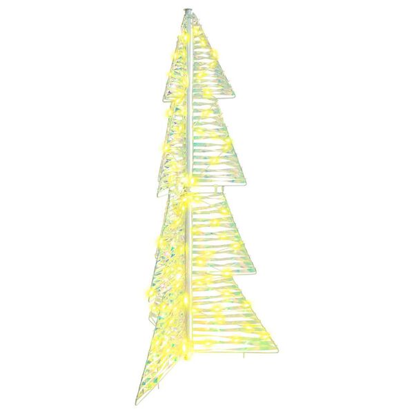 vidaXL Kerstboom met 100 LED Warmwit 120 cm PET