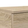 vidaXL Bedlades met lade Sonoma Eiken 75 x 36,5 x 16,5 cm Bewerkt hout