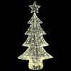 vidaXL Kerstboom met 160 LED Warmwit 150 cm Acryl